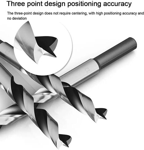 3-12mm Three-Point Woodworking Drill Hole Opener Twist Drill Bit Practical Wood Milling Cutter Multifunctional Drilling Tools 1Pcs(7mm) in Saudi Arabia