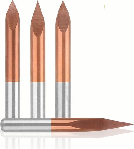 10pcs 3.175mm ساق 3 بتات نقش حافة 20-90 درجة تطرح 0.1-0.3mm 3D قطع طلاء طلاء 3D (3.175x0.3x60d) in Saudi Arabia