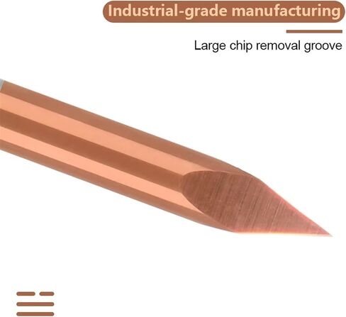 10pcs 3.175mm ساق 3 بتات نقش حافة 20-90 درجة تطرح 0.1-0.3mm 3D قطع طلاء طلاء 3D (3.175x0.3x60d) in Saudi Arabia