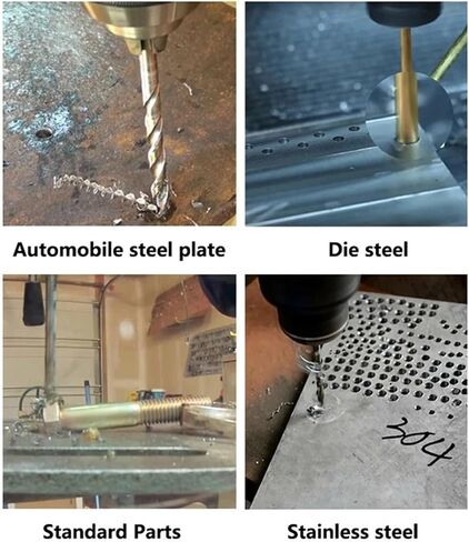 Tools 1Pcs 3mm-13mmx300mm M35 Long Twist Drill Bits for Stainless Steel Alloy Steel & Cast Iron 1Pcs(9.5mm 1pc) in Saudi Arabia