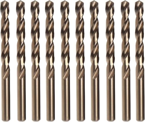 Cobalt Drill Bits Set 1-13mm M35 for Stainless Steel Copper, Aluminum, Zinc Alloy HSSCo Twist Drill Bit Power Tools 1Pcs(10mm(5pcs)) in Saudi Arabia