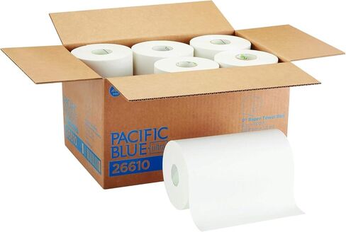 Pacific Blue Ultra 9 "لفة منشفة ورقية (Sofpull التي كانت تحمل علامة تجارية سابقًا) بواسطة GP Pro (Georgia-Pacific) ، وايت ، 26610 ، لفة 400 قدم in Saudi Arabia