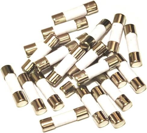 Generic 0.63A/630MA 6*30mm Ceramic Fuses, 250V, Fast Blow, 20 Pack in Saudi Arabia