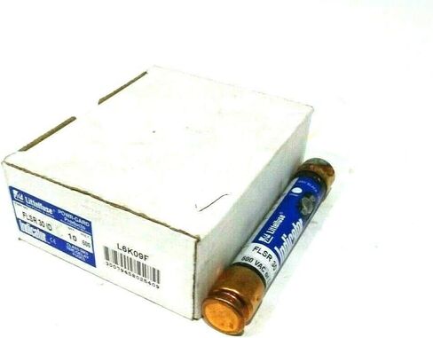 Littelfuse FLS-R-30-ID 1/10 to 600 amp ، 200/300 Ka تصنيف المقاطع ، 250/600 فولت ، و 30 أمبير ، FLSR-ID ، فتيل ، نافذة المؤشر in Saudi Arabia