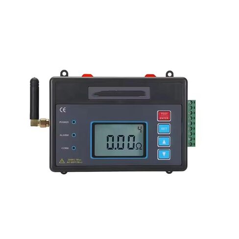 Grounding Earth Resistance Tester Meter Monitoring Online Earth Ground Tester Kit with Ground Resistance 0.01Ω-2000Ω Ground Voltage 0-600V 4G RS485 Communication in Saudi Arabia