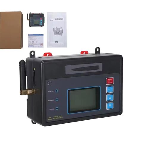 Grounding Earth Resistance Tester Meter Monitoring Online Earth Ground Tester Kit with Ground Resistance 0.01Ω-2000Ω Ground Voltage 0-600V 4G RS485 Communication in Saudi Arabia
