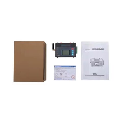 Grounding Earth Resistance Tester Meter Monitoring Online Earth Ground Tester Kit with Ground Resistance 0.01Ω-2000Ω Ground Voltage 0-600V 4G RS485 Communication in Saudi Arabia
