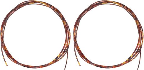 2 PCS شرائط تطهير الغيتار البلاستيكي ، 1700 × 2 × 1.5 مم حمراء حمراء حافة الجيتار حافة الشريط الزخرفي السليلويد للقيثارات الكلاسيكية الصوتية in Saudi Arabia