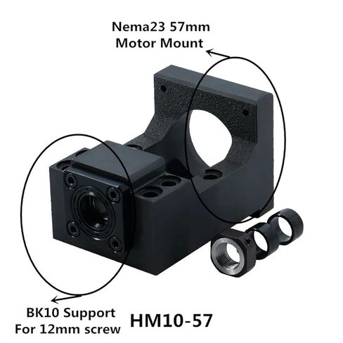 جديد 45# Metal C7 C5 التلامس العادي/الزاوي محرك محرك محرك محرك محرك محرك BK12 BK15 وحدة دعم لطابعة CNC 3D (C5 Angular Contact ، HM15-86) in Kuwait