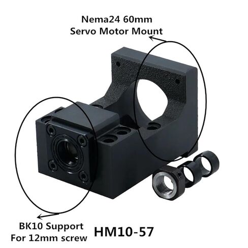 جديد 45# Metal C7 C5 التلامس العادي/الزاوي محرك محرك محرك محرك محرك محرك BK12 BK15 وحدة دعم لطابعة CNC 3D (C5 Angular Contact ، HM15-86) in Kuwait