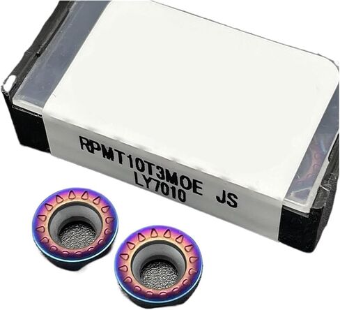 RPMT10T3MOE JS LY7010 Nano Blue Thread Insert Carbide Blade CNC Tool Blade RPMT10T3 (10pcs) in Saudi Arabia