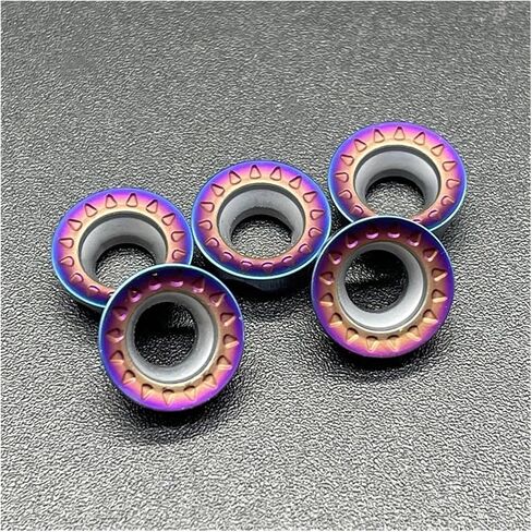 RPMT10T3MOE JS LY7010 Nano Blue Thread Insert Carbide Blade CNC Tool Blade RPMT10T3 (10pcs) in Saudi Arabia