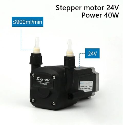 KPHM900 Peristaltic Dosing Pump 900ml/min 24V Stepper Motor Adjustable Flow Self-priming Pump with High Flow B24 6.4x11.4(Kphm900-hab24) in Saudi Arabia