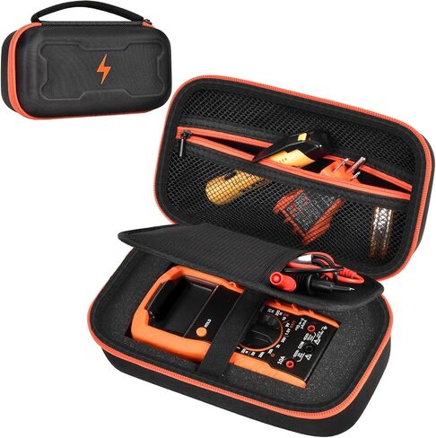 Case Compatible with Klein Multimeter MM325 MM300(69149P) Multi Meter Testers, Storage Carrying Organizer for Electrical Test Kit Voltage/Outlet Tester, Wire Stripper, Leads & Batteries (Box Only) (S) in Saudi Arabia