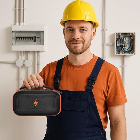Case Compatible with Klein Multimeter MM325 MM300(69149P) Multi Meter Testers, Storage Carrying Organizer for Electrical Test Kit Voltage/Outlet Tester, Wire Stripper, Leads & Batteries (Box Only) (S) in Saudi Arabia