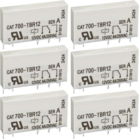 700-TBR12 ترحيل (حزمة 6)-6A 250VAC 12VDC 5PINS RELAY FOR ALLEN-BRADLEY CAT700-TBR12 in Saudi Arabia