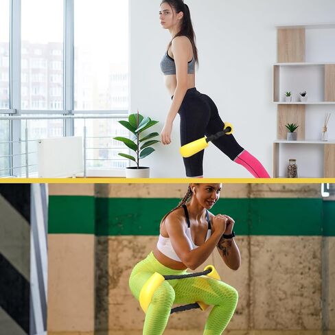 Hiboom Hip Core System, 20 Lbs Loop Resistance Bands for Workout, Glute Workout Bands to Stretch and Strengthen Legs, Butt, HIPS, Thighs and Glutes, Elastic Exercise Equipment for Women, Men in Saudi Arabia