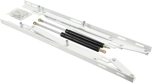 Springs Furniture Hinge,Spring Hinges, Hydraulic Bed lifter2X White Folding Bed Lifting Mechanism, Storage Bed Lift Mechanism, Lift Pneumatic Support, Slow Down Lift Stay Support, in Saudi Arabia