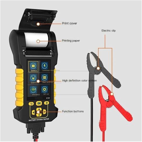 اختبار بطارية السيارة مع طباعة 12/24V بطارية ابدأ اختبار تسرب الطاقة in Saudi Arabia