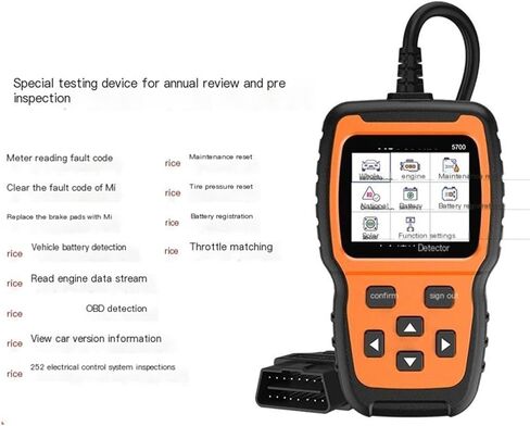 OBD2 TESTER CAR TESTER Full Car System Diagnostics Computer (3610) in Saudi Arabia