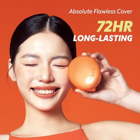 [*Mini Size*] TIRTIR Mask Fit Ai Filter Cushion Foundation | AI-Like Semi-Matte Finish - Up to 72-Hour Medium to Full Coverage Korean Make up Beauty, #25N Mocha, 0.15 oz in Kuwait