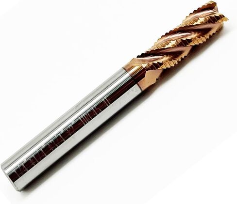 1pcs 1/4 "مجموعة مطحنة النهاية الخشنة ، أجهزة التوجيه 4-flute كربيد ، 1/4" شانك ، طول القطع 3/4 "، HRC45 للسبائك الصلب والصلب الصلب-أدوات CNC الدقيقة in Saudi Arabia
