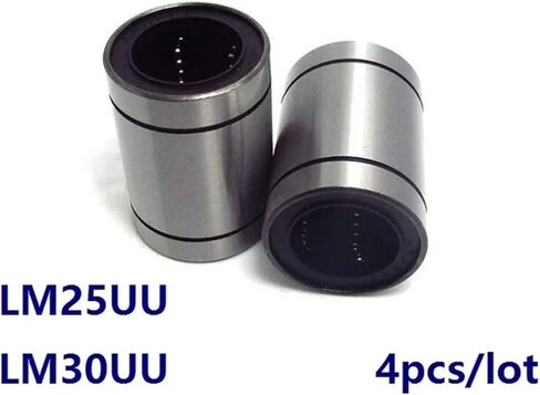 4pcs/lot lm25uu lm30uu lm25 lm30 25 * 40 * 59mm 30 * 45 * 64mm بطانات محامل الحركة الخطية (LM25UU 25x40x59mm) in Saudi Arabia