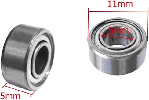 10pcs High Speed Bearing Miniature 685ZZ Metal Shielded Ball Bearings Replacement Carbon Steel 5x11x5mm Power Transmission Parts in Saudi Arabia