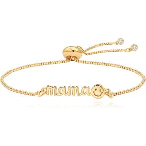Dainty Gold Link Chain Bracelets for Women Girls,Personalized Delicate Adjustable 18K Gold Plated Chain Bracelet Gifts for Her