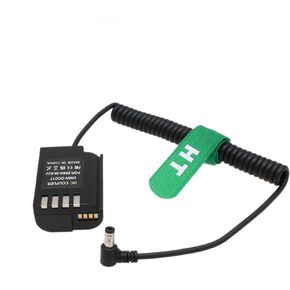 DC Barrel Dummy Battery DMC-DCC17 Power for Panasonic Lumix GH6, G9, G9 II, S5, S5 II, S5 IIX, GH5m2, GH5S DSLR Camera DMW-BLK22