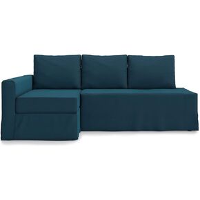 بديل غطاء أريكة Friheten سهل التركيب لغطاء أريكة IKEA Friheten، غطاء أريكة Friheten Sleeper، غطاء Friheten فقط (كرسي على اليمين - رمادي تيتانيوم)