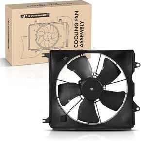 A-Premium Engine Radiator Cooling Fan Assembly Compatible with Select Acura Models - RDX 2007-2012, L4 2.3L - Replace# 19030RWCA03, 19020RWCA01