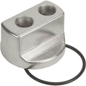 Derale 15703 Engine Spin-On Adapter,Silver