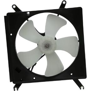 TYC 600040 Cooling Fan Assembly Compatible with 1990-1993 Honda Accord, Black