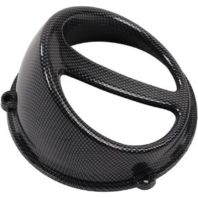 Motorcycle Air Scoop Cover, Motorcycle Engine Cooling Fan Cover Carbon Fiber Style Engine Cooling Fan Cap Replacement For Gy6 125Cc 150Cc 152Qmi 157Qmj Gy6 Cooling Fan