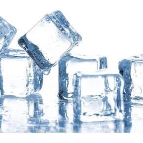 Acrylic Faux Ice Cube, 20PCS Clear Fake Acrylic Ice Cubes Square Shape, 1.2 Inch Transparent Artificial Acrylic Plastic Ice Rocks for Photography Props Kitchen Decoration (1.2 inch) in Kuwait