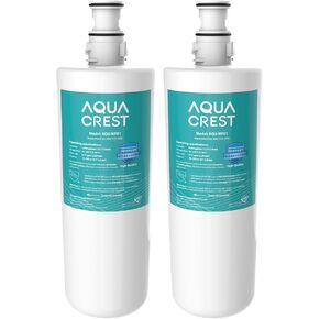 AQUA CREST 3US-AF01 Under Sink Water Filter, Replacement for Standard 3US-AF01, 3US-AS01, Aqua-Pure AP Easy C-CS-FF, WHCF-SRC, WHCF-SUFC, WHCF-SUF Water Filter, NSF/ANSI 42 Certified (Pack of 2)