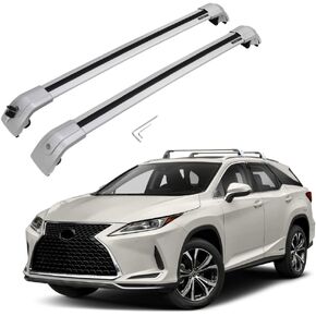 Roof Rack Cross Bars fit for Lexus RX 2016-2022 (with Flush roof Rails) Cargo Luggage Kayak Canoe Bike Snowboard Skiboard