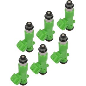 6Pcs Fuel Injectors ANGLEWIDE 16600-JK20A Fuel Injectors Set fit for 2008-2012 for Infiniti for EX35 3.5L, 2007-2014 for Nissan for Altima 3.5L, 2009-2014 for Nissan for Maxima 3.5L, 12 Holes