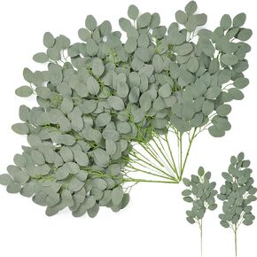 Serwalin Artificial Italian Ruscus Greenery Stems, 16Pcs Faux Greenery Stems, Artificial Greenery for Wedding Arch Decor, Hanging Greenery Centerpieces