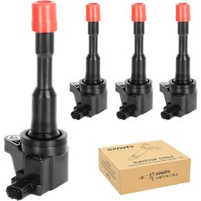 Ignition Coil Pack Set of 4 Fit for Honda Civic Hybrid 1.3L 1.3 L4 2003 2004 2005 2006 2007 2008 2009 2010 2011, UF374 C1408