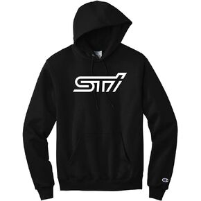 Subaru STI Logo Hoodie Black Pullover Sweatshirt Forester Impreza WRX STI Outback Legacy NEW