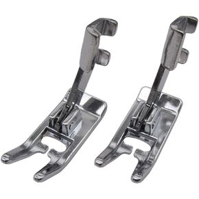 CKPSMS Brand - 2PCS #BP1874 Sewing Machine Zigzag Slant Shank Foot Compatible with/Replacement for Singer Brand 301A 401A 403A 500A 503A 600 600E