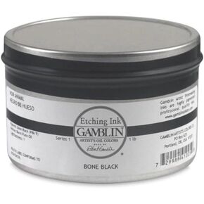 Etching Ink Color: Bone Black