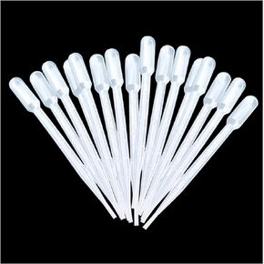 200PCS Plastic pasteurized burette Disposable graduated pipette Plastic fine tip transfer liquid dosage pipette 3ml Clear For cupcakes Chocolate