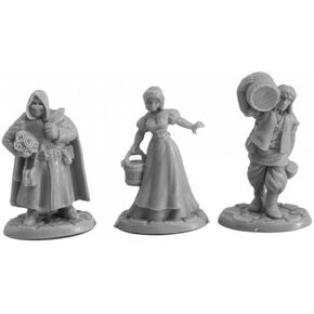 Townsfolk III Miniature 25mm Heroic Scale Figure Dark Heaven Bones Reaper Miniatures