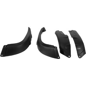HECASA 4Pcs Mud Guard Compatible with 2005-2014 Honda Fourtrax Foreman 500 Foreman Rubicon 500 All submodels Fender Flap Protection Black