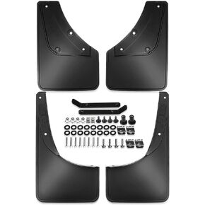 A-Premium Set of 4PCS Mud Flaps Splash Guards Mudguards Mudflaps with Hardware Kits Accessory Compatible with Suzuki Jimny 2019-2021, Black Color, Front and Rear (Driver & Passenger Sides) in Saudi Arabia