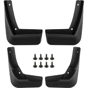 BOXI (Set of 4) Front and Rear Side Mud Flaps Splash Guards Mudflaps Fit for Chevy Malibu 2016 2017 2018 Sedan 4-Door