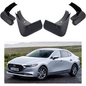 Car Mudguard Fender Mud Flaps Splash Guards Compatible with Mazda 3 Sedan 4dr 2019 2020 2021 2022 2023 2024